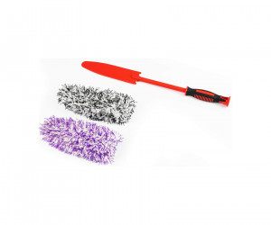 Maxshine Premium Flat Microfiber Wheel Brush with Replaceable Cover 704614