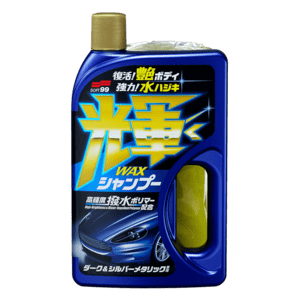 SOFT99 Wax in Shampoo High Shiny Type Black 04278