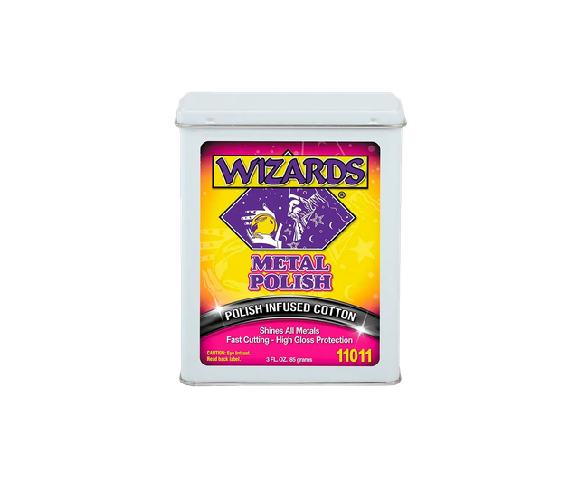 Вата для очистки металла и хрома Wizard Metal Polish W11011