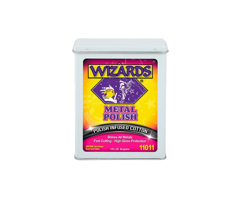 Вата для очистки металла и хрома Wizard Metal Polish W11011