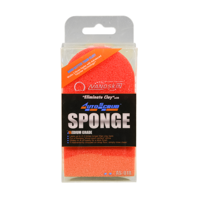 Брусковый автоскраб Nanoskin Autoscrub Sponge Medium Grade AS-018