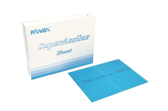 Шлифовальный лист KOVAX Super Assilex Blue K400 170×130 mm  1912513