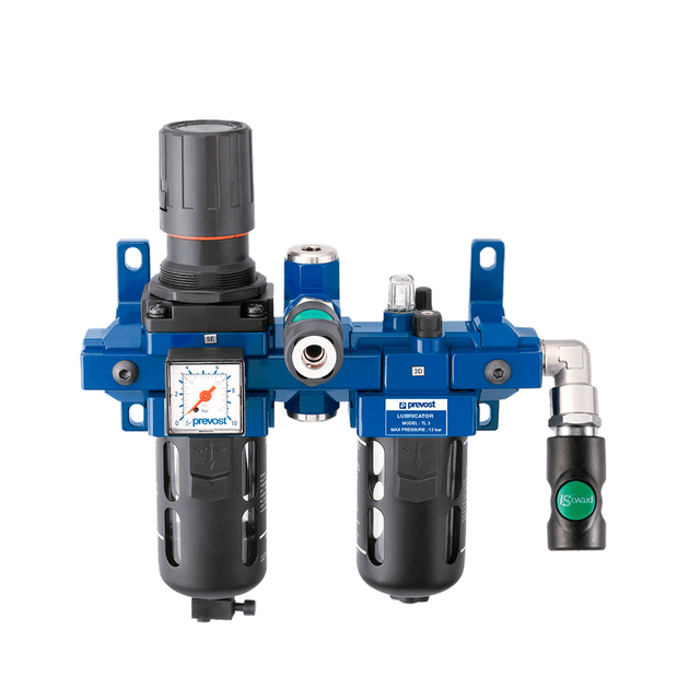 Блок очистки воздуха Prevost ALTO 3 Filter-Regulator-Lubricator with Diverter Block TBSME3ES