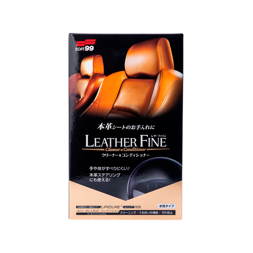 SOFT99 Leather Fine Cleaner & Conditioner 02069