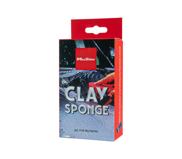 Брусковый автоскраб MaxShine Clay Sponge 204003CS