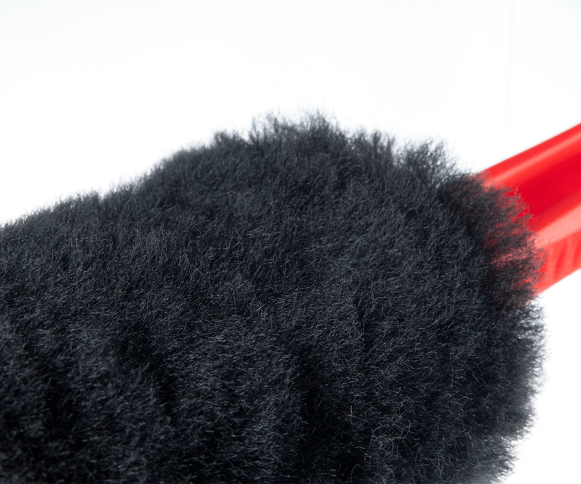 Йорш із вовни MaxShine Wool Wheel Brush Black & Red MS-WWB04