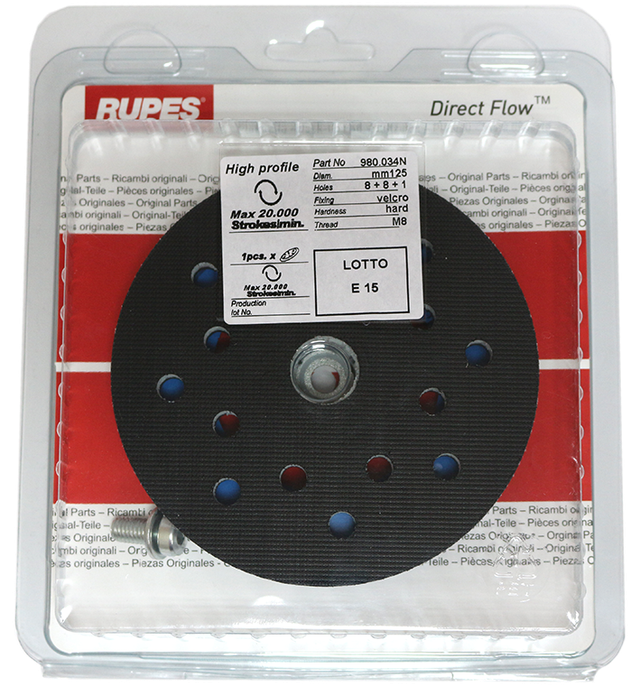 Подошва RUPES Velcro Pad Ø125 mm for LHR15, LHR12 980.034N