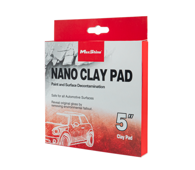 Дисковый автоскраб MaxShine Clay Pad Red Ø125 mm 2042125