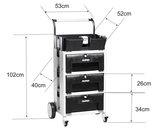 Модуль с ящиком RUPES Carrier Additional Module with Drawer CAR/MODULE/STD