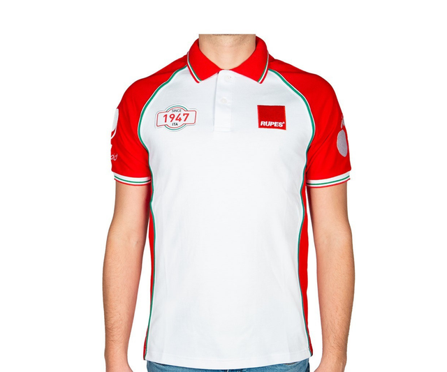 Поло RUPES Polo Team Red & White M 9.Z1031/M