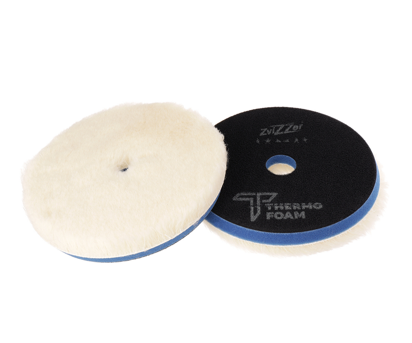 Полірувальний круг ZviZZer Thermo Wool Pad Blue for Rotary Ø125 mm ZV-TW00014030MC