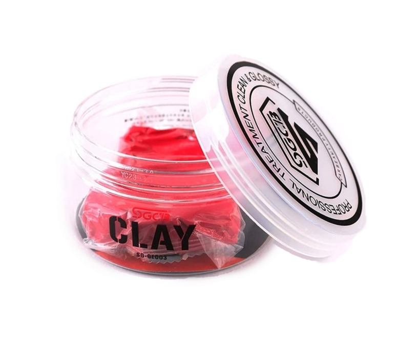 Жёсткая синтетическая глина SGCB Clay Bar Red SGGE003