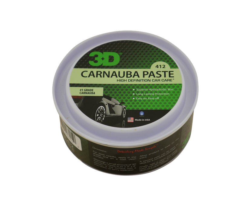 Твердий віск 3D Carnauba Paste Wax 412-3D