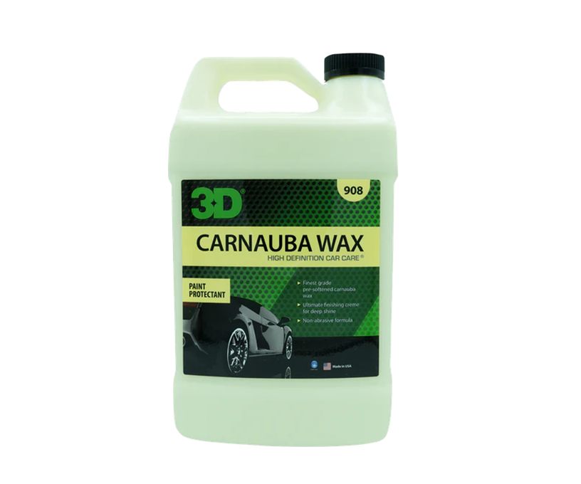 Жидкий воск 3D Carnauba Wax 4L 908G01