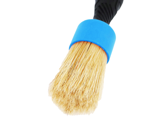 Кисть из натуральной щетины MaxShine Natural Boar's Stubby Brush 704626-B