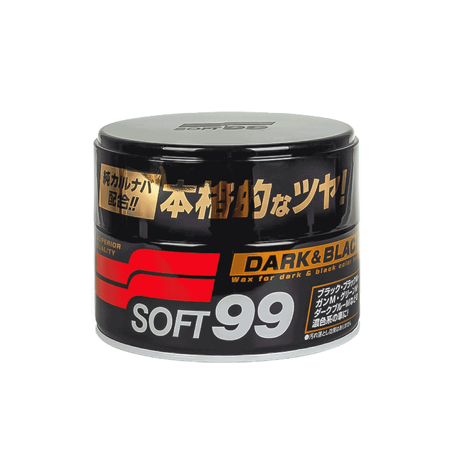 Твёрдый воск SOFT99 Dark & Black Wax 00010