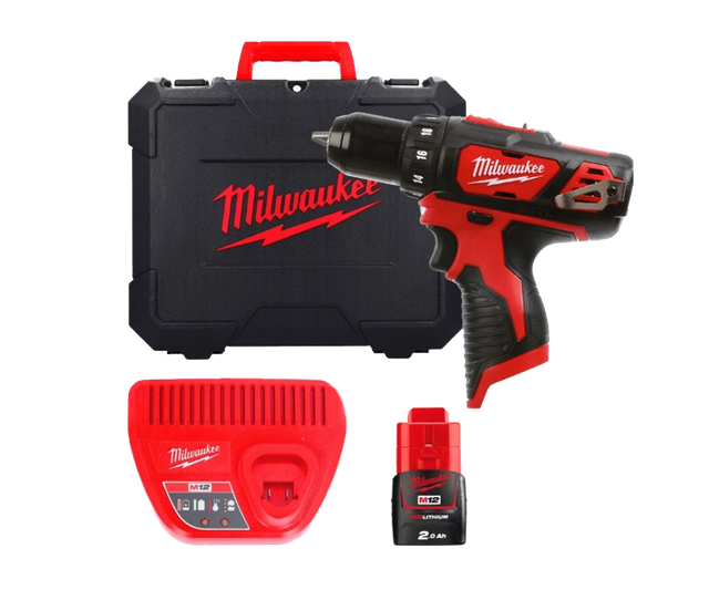 Аккумуляторный шуруповёрт Milwaukee M12 BDD-201C 4933479439​