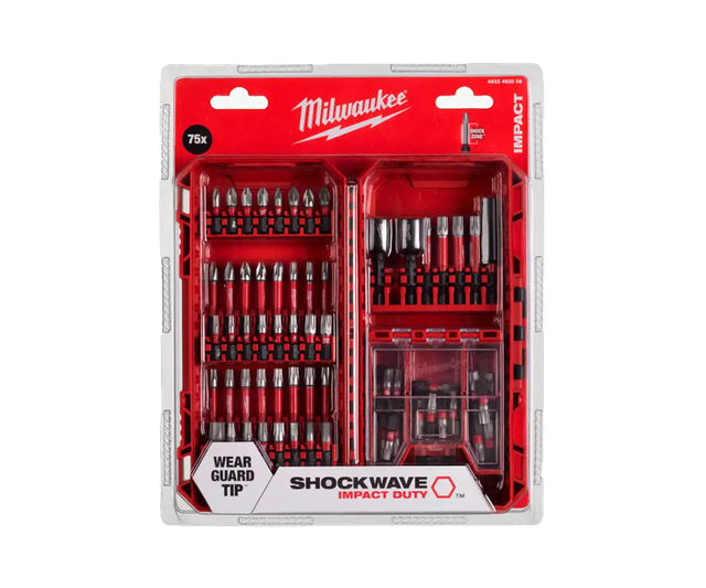 Набор бит Milwaukee Shockwave Impact Duty Set 75 Pcs 4932492008​