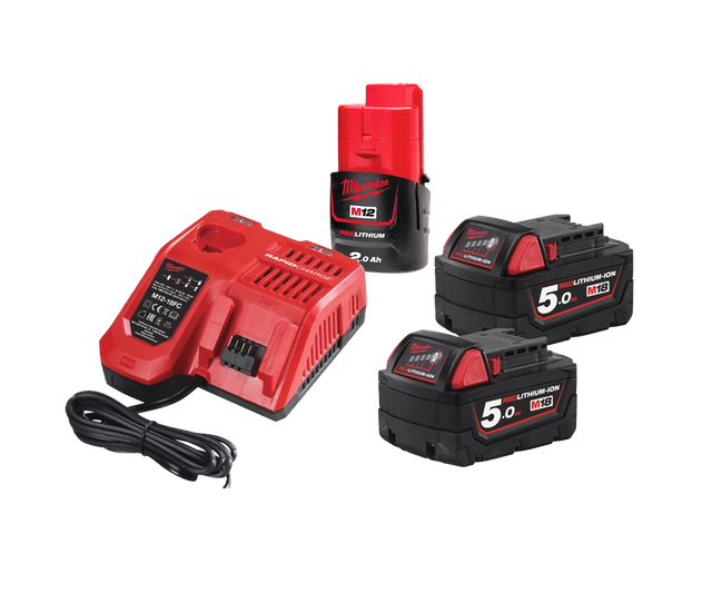 Енергокомплект Milwaukee M18 NRG-502 Pack 4933459217