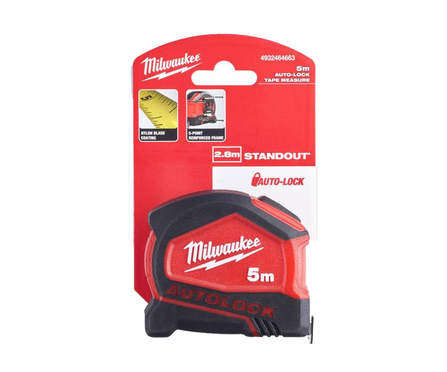 Вимірювальна рулетка Milwaukee Autolock 5 m/25 mm 4932464663