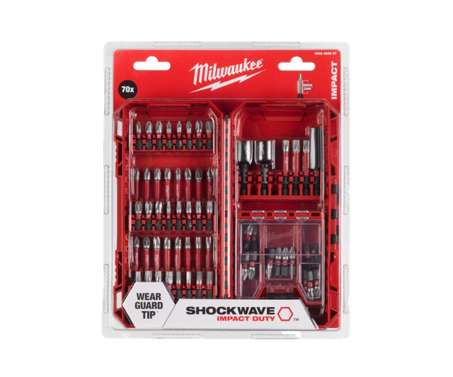 Набір біт Milwaukee Shockwave PZ XL 70 Pcs 4932492007