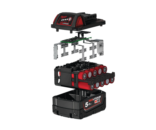 Акумуляторна батарея Milwaukee M18 B5 5.0 AH Battery 4932430483