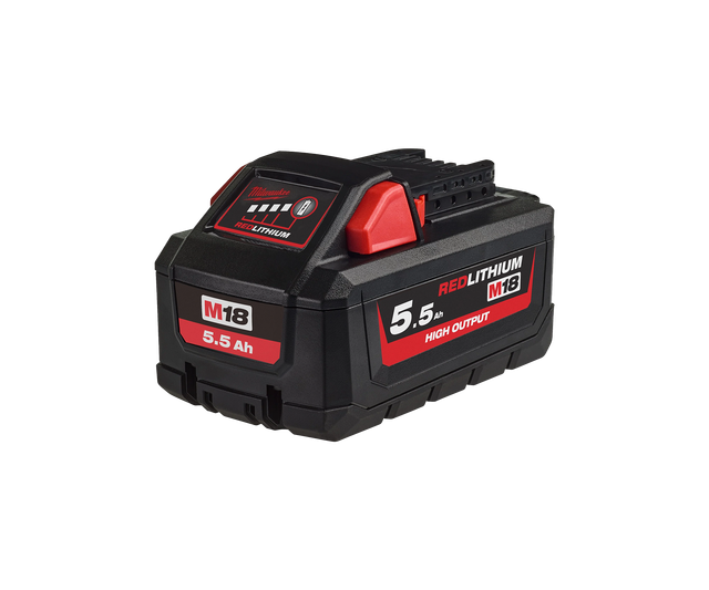 Акумуляторна батарея Milwaukee M18 HIGH OUTPUT™ 5.5 AH Battery 4932464712