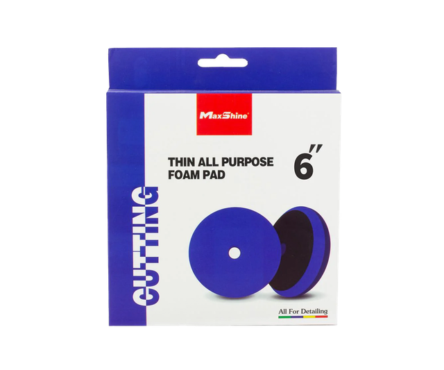 Полірувальний круг MaxShine Thin Foam Polishing Pad Blue Ø165 mm 2021165B