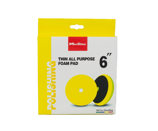 Полірувальний круг MaxShine Thin Foam Polishing Pad Yellow Ø165 mm 2022165Y