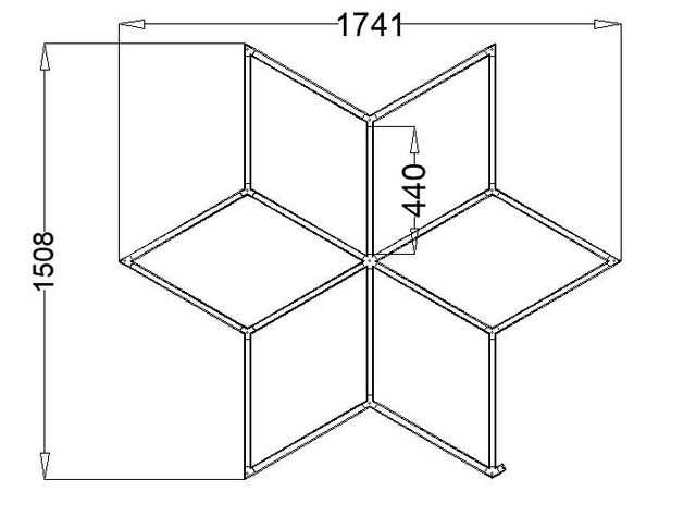 Потолочный светильник CDL Snowflake Christmas Light V2 CDL6110-1 Потолочный светильник CDL Snowflake Christmas Light V2 CDL6110-1