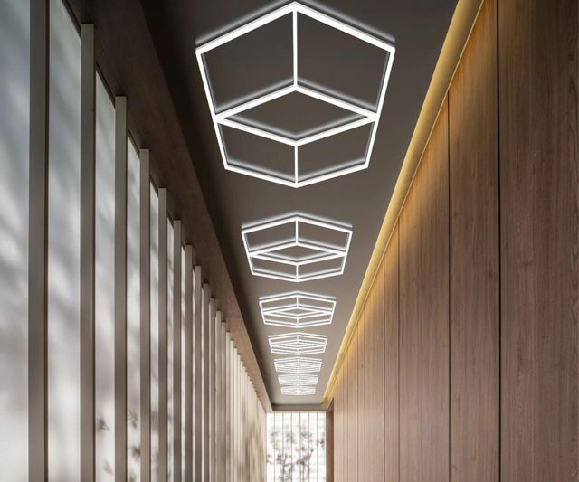 Потолочный светильник CDL LED Matrix Hexagonal Light CDL6112 Потолочный светильник CDL LED Matrix Hexagonal Light CDL6112