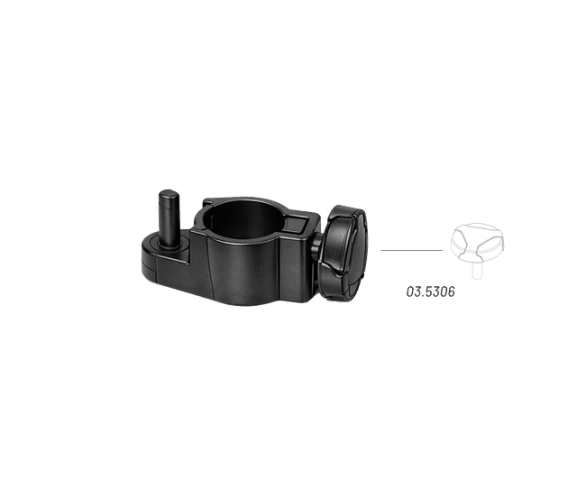 Винт маховика Scangrip Tripod/Wheelstand Lobe Knob Black M8 03.5306
