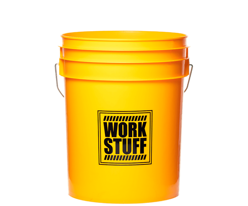 Ведро с грязеуловителем Work Stuff Detailing Bucket Yellow & Separator WS043